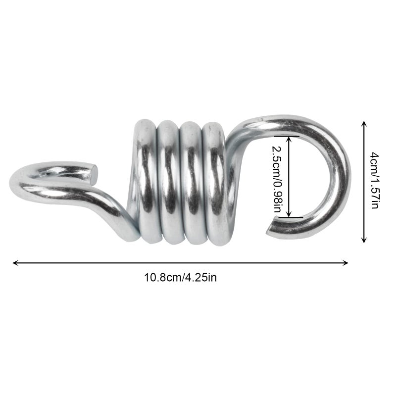 Zhongtou Swing Spring for Hanging Chair Spring 500 kg Load Capacity Steel Spring Tension Spring for Hollywood Swing Hammock Love Swing Sandbag Hammock Chair Pack of 2 - Image 2
