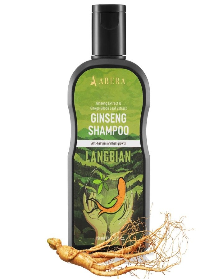 ABERA High-Performance Anti-Dandruff Shampoo - Herbal Formula with Langbian Ginseng Extract, Sulfate & Paraben Free, Deep Cleansing, Fights Itchy Scalp & Scalp Fungus - 5.07 Fl Oz - Image 1