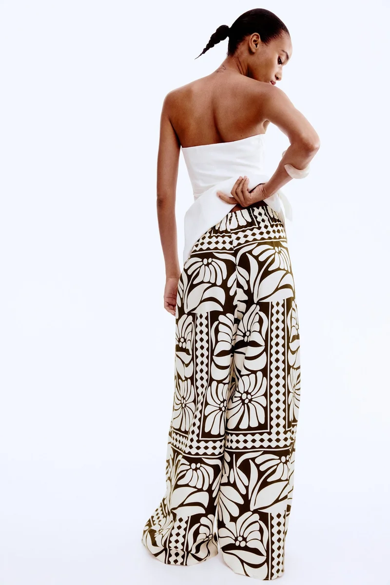 H&M Wide pull-on trousers