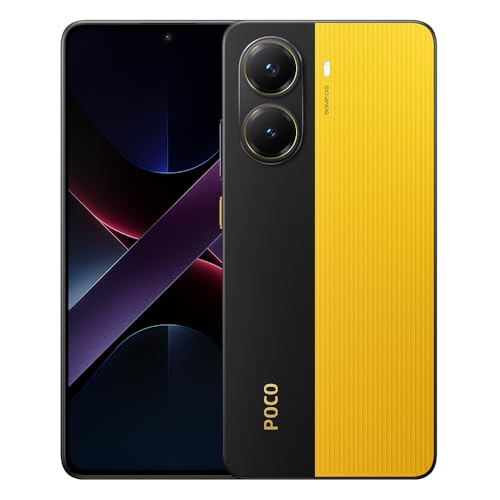 POCO Xiaomi Poco X7 PRO 5G + 4G LTE (for Tmobile Mint Tello & Global) (256GB + 8GB) Ai 6.67" 50MP Gamers Phone NFC Dual sim Unlocked Model 2412DPC0AG (Yellow) - Image 1