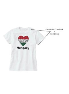 PRINTSHOP4ME Hungary Unisex Adult T-Shirt - Short Sleeve Round Neck Cotton Tshirt for Men and Women - Soft and Comfortable - Gift for Football Fans  - Image 5