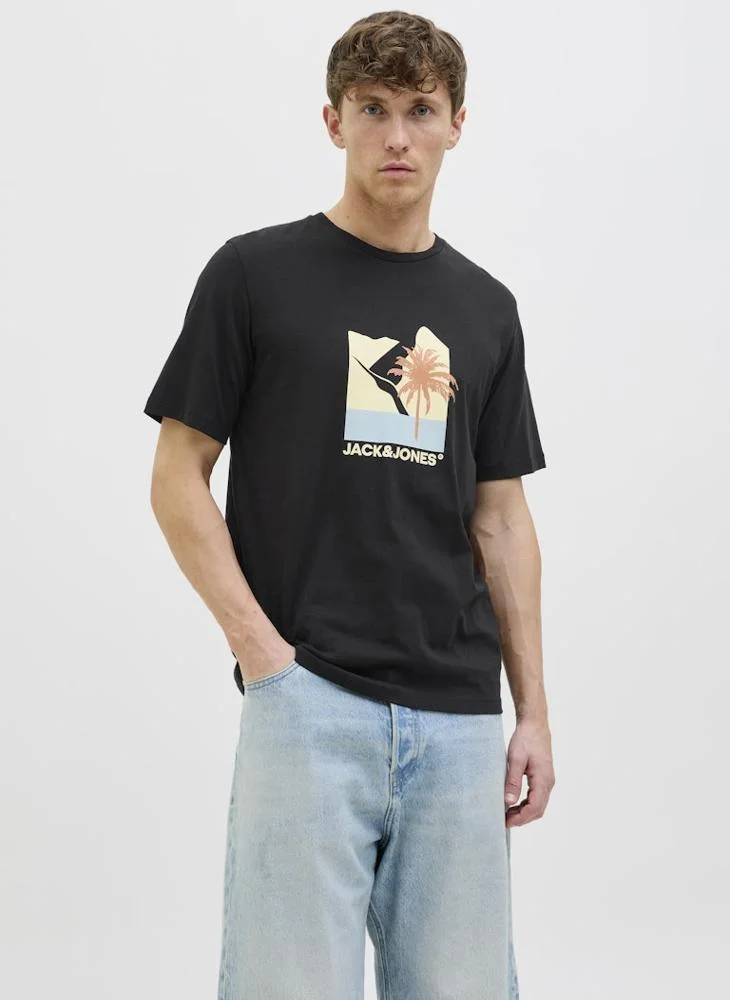 JACK & JONES JJBARBADOS TEE SS CREW NECK