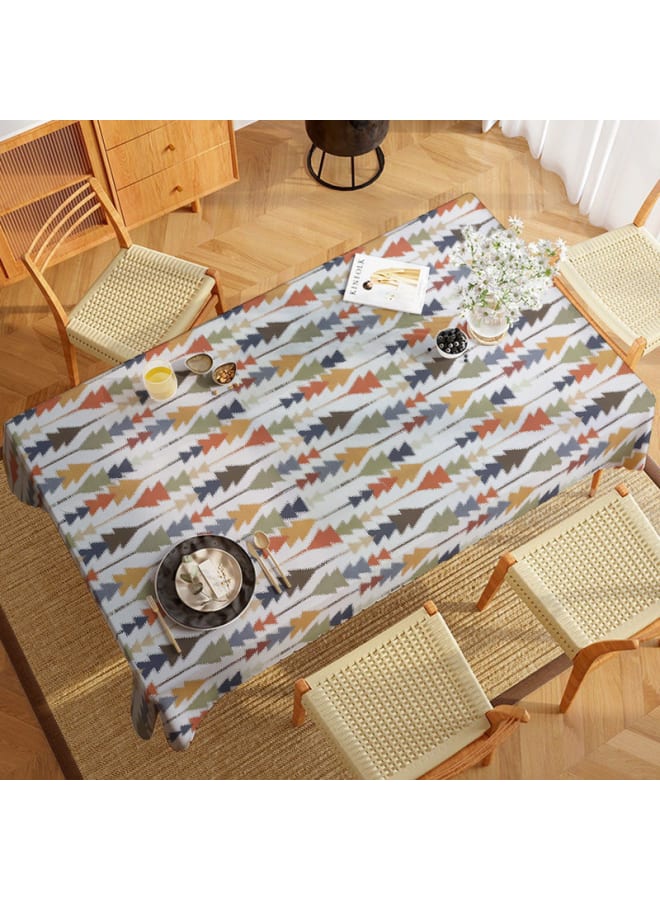 Intex Curtains House Sofia Elegance Rectangular Tablecloth – Luxurious Linen Velvet Fabric – Perfect For Home Décor , Dining Tables, And Special Occasions  Single Piece Multicolour -  130 X 190 Cm - Image 2