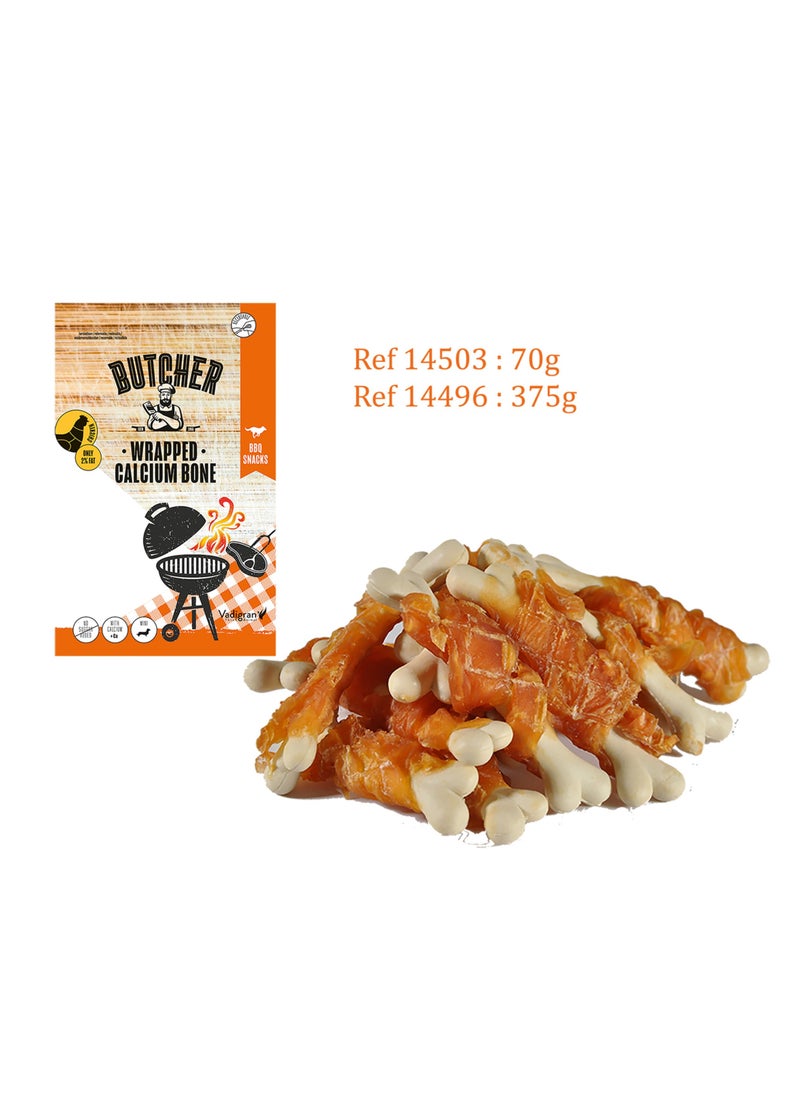 Vadigran Vadigran Butcher Chicken Wrapped Calcium Bone 70g MINI 