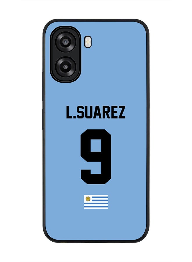 Stylizedd For Oppo A6x 5G / A6x 4G Case,Slim fit Camera Protection, Shockproof Thin Phone cover  - Football - Uruguay ,  L.Suarez - Image 1