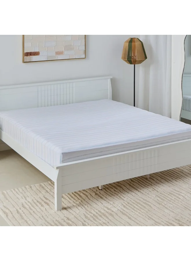 Home Box Aurora Jason Printed Cotton King Fitted Sheet 200 x 33 x 180 cm