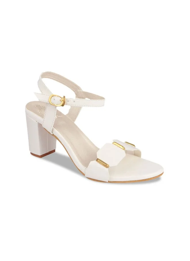 شوتوبيا Shoetopia Girls Embellished Block Heels With Buckles Closure