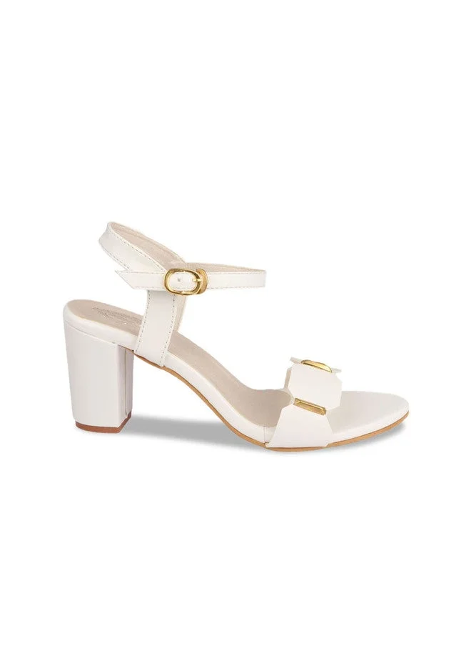 شوتوبيا Shoetopia Girls Embellished Block Heels With Buckles Closure