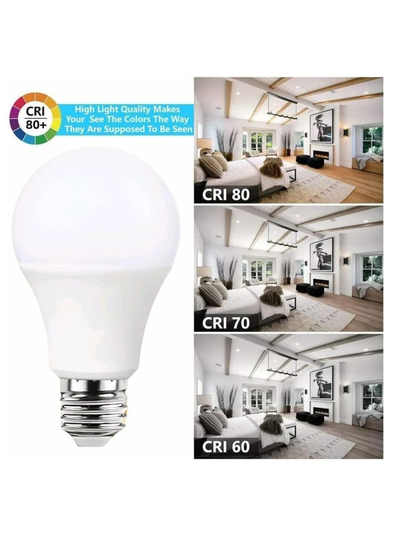 فيرست برو مجموعة 5 مصابيح LED E27 بقدرة 9 واط ضوء أبيض بارد 6500K، 810 لومن، غير قابلة للتعتيم، موفرة للطاقة كبديل لمصابيح 60 واط عبوة 5 قطع - Image 3