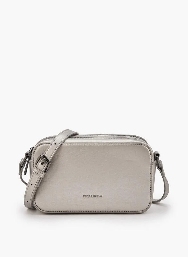 Flora Bella By Shoexpress FLORA BELLA METALLIC PU CROSSBODY BAG WITH ADJUSTABLE SHOULDER STRAP Ramadan Collection