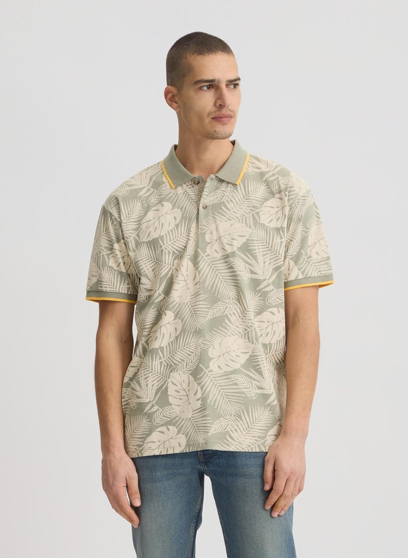 Liu Jo Regular-Fit Polo Shirt with Print - Image 1