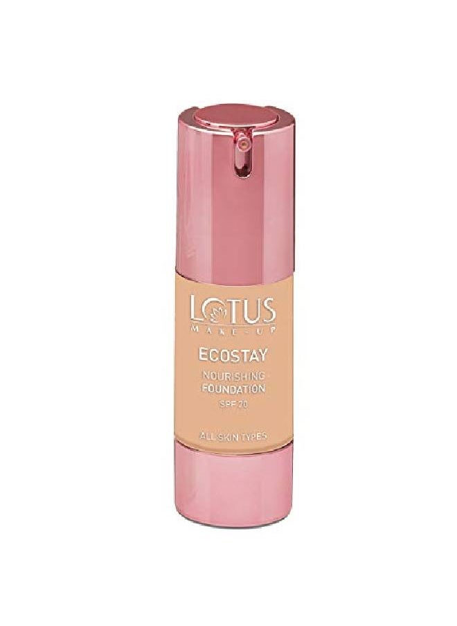 Lotus Makeup أساس عشبي إيكو ستاي SPF 20 بندق نجمي 30 مل  - Image 1