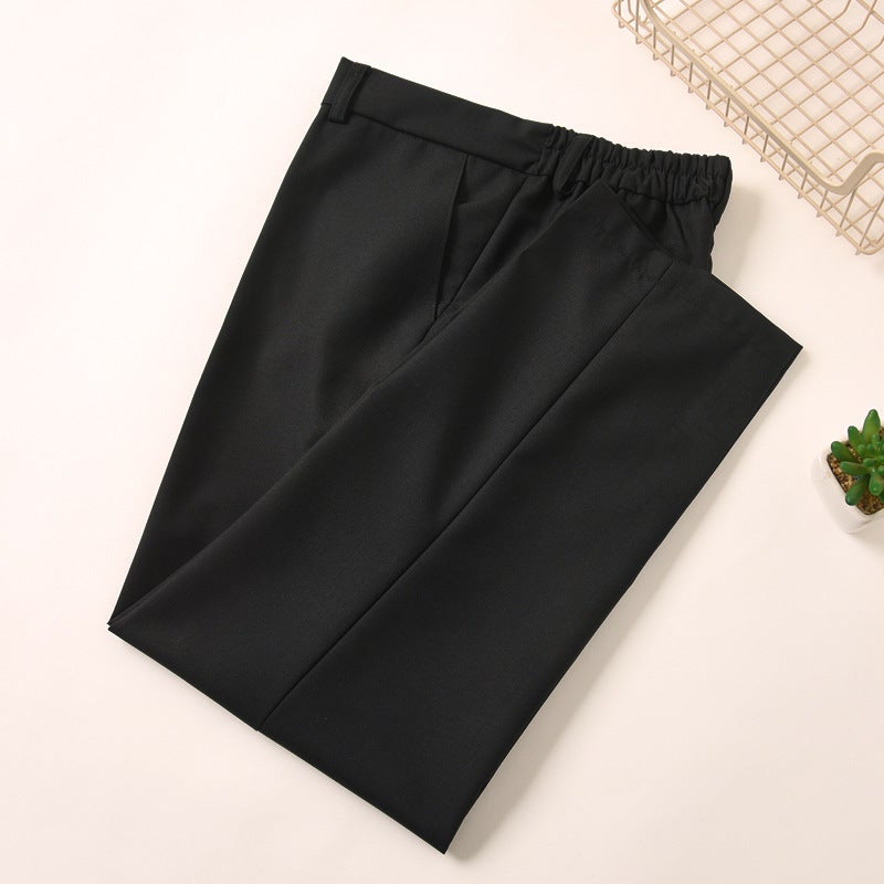 Chubby Children'S Trousers Children'S Black Suit Pants Boys' Plus Fat Loose Dress Trousers For Big Children And Primary School Students School Uniform Pants - Image 4