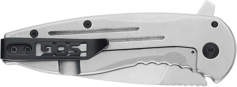 SOG Aegis FLK Portable Compact Outdoor Everyday Carry (EDC) Pocket Folding Knife | All-Metal Construction | Quick Opening - Image 5