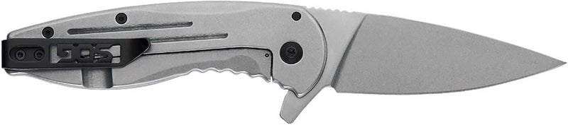 SOG Aegis FLK Portable Compact Outdoor Everyday Carry (EDC) Pocket Folding Knife | All-Metal Construction | Quick Opening - Image 2