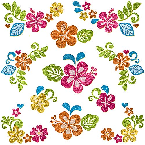 Amscan Multicolor Summer Face Glitter Decals 775 x 6 1 Set EasyToUse tunning Party Accessory Perfect for Festivals Parties Special Occasions - Image 1