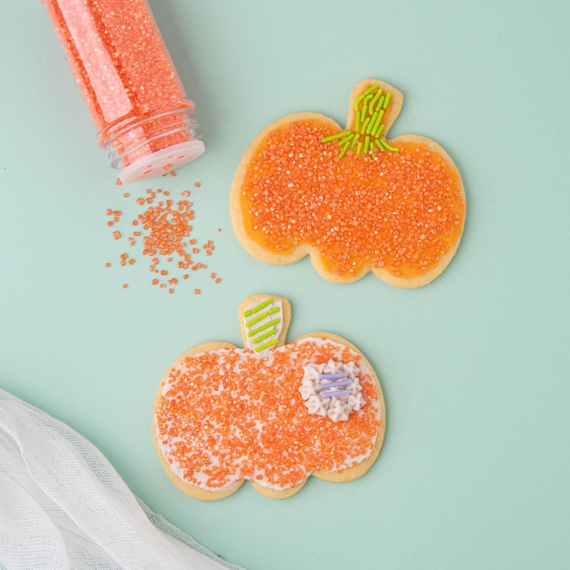 Sweets Indeed Halloween Sprinkles 4-Pack – 11.57 oz Jar Set with Candy Eyeball Mix, Bat & Pumpkin Quin Mix, Orange Sanding Sugar & Black/White/Orange Nonpareils - Image 5