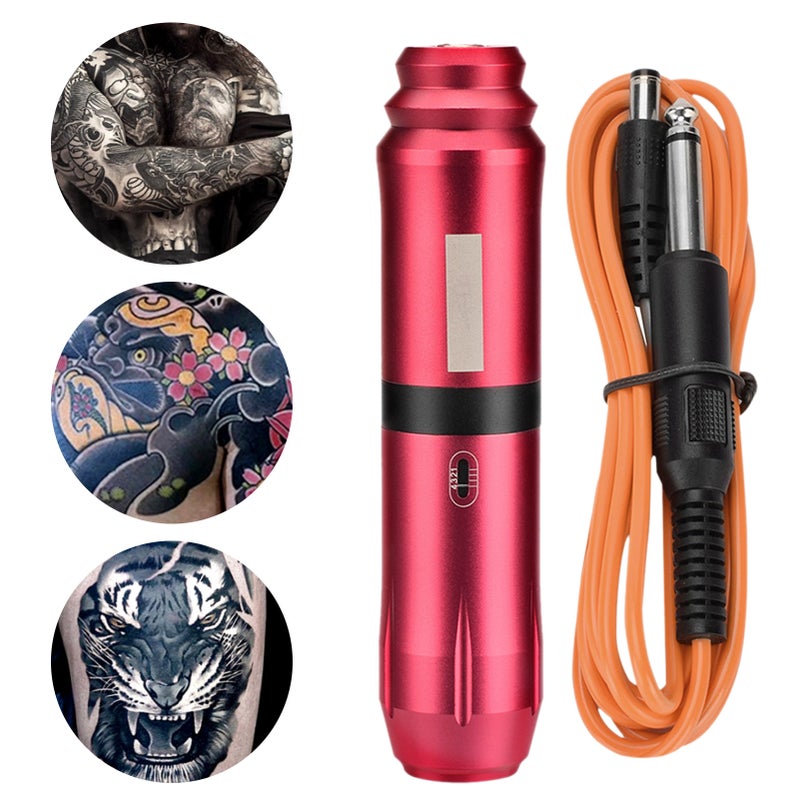 Tattoo Pen Cartridge Needles Set Pen Motor Tattoos Machine Rotary Tattoo Pen DC Port Design Portable - Image 3