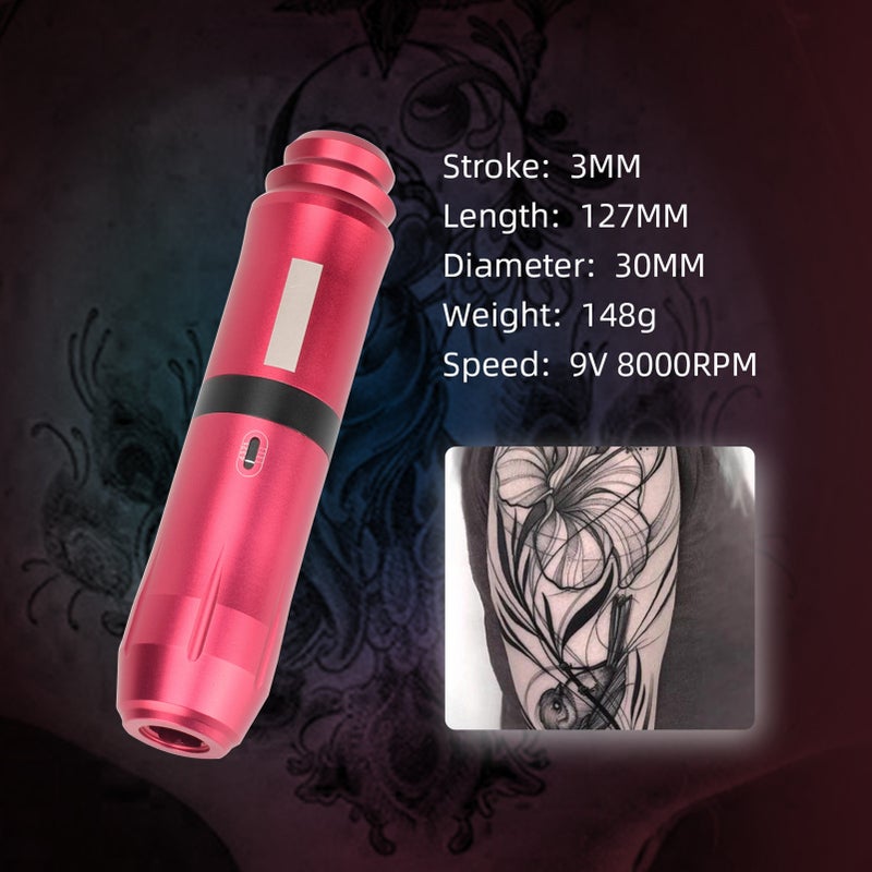 Tattoo Pen Cartridge Needles Set Pen Motor Tattoos Machine Rotary Tattoo Pen DC Port Design Portable - Image 5
