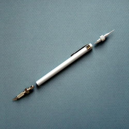 NT Cutter Aluminum Holder Art Knife with needlepoint & burnishers, 1 Knife (D-1000P) - Image 3