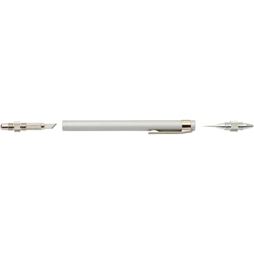 NT Cutter Aluminum Holder Art Knife with needlepoint & burnishers, 1 Knife (D-1000P) - Image 5