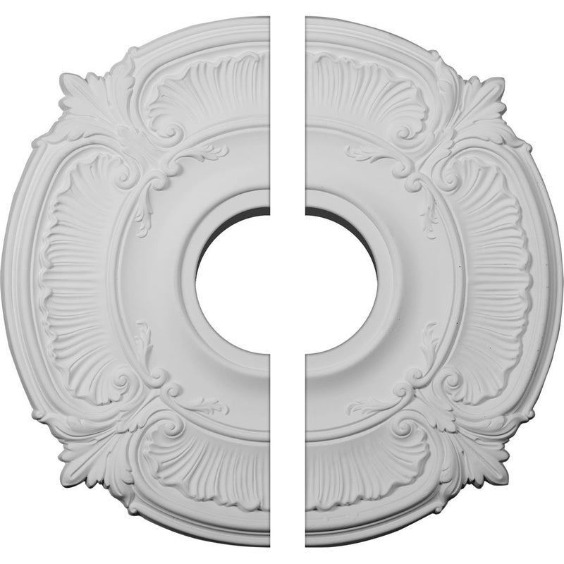 Ekena Millwork CM18AT2 18"OD x 4"ID x 5/8"P Attica Ceiling Medallion, Fits Canopies up to 5", 2 Piece - Image 4