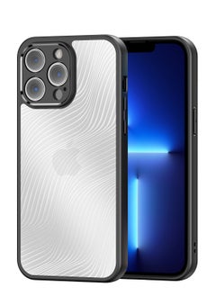 DUX DUCIS Aimo Cover for the iPhone 13 Pro mobile phone slim, transparent matte cover made of TPU, polycarbonate, polypropylene, silicone - black