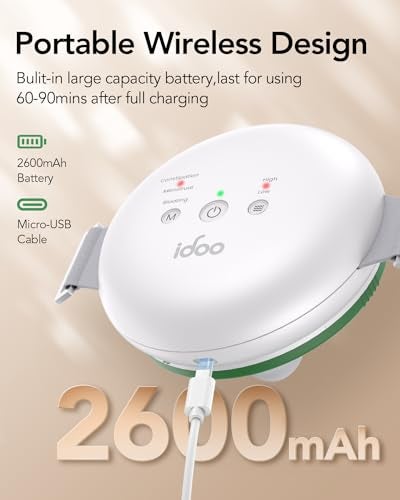 iDOO FSA Eligible Items Only List Electric Belly Massager, Birthday Christmas Gifts for Women Men Mom Dad, iDOO Abdominal Massager with Heat to Relieve Indigestion, Bloating, Constipation, Period Cramps - Image 5