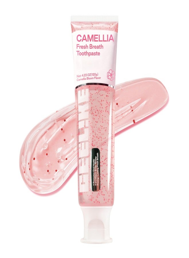 CEELIKE Camellia Fresh Breath Toothpaste, Natural Floral Flavor for Long - Lasting Oral Freshness, Enriched with Plant Extracts, 4.23 Oz (120g) - Image 1