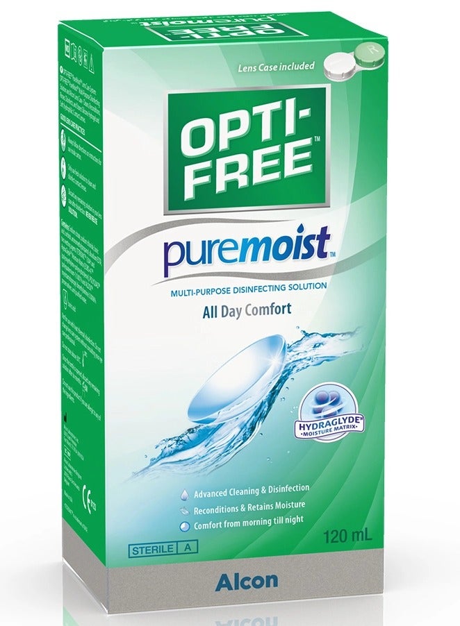 أوبتي - فري بيور مويست محلول عدسات مطهّر متعدد الأغراض 120 مل