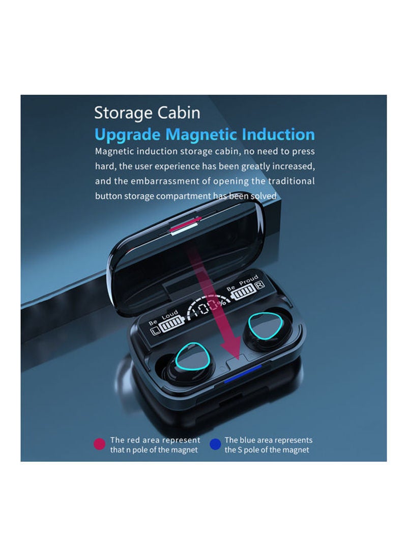 NIBEMINENT M10 LED Wireless Bluetooth Headset Green - Image 4