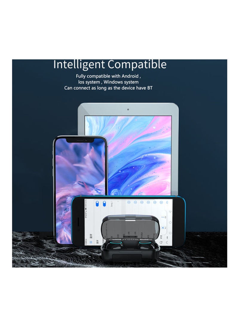 NIBEMINENT M10 LED Wireless Bluetooth Headset Green - Image 3