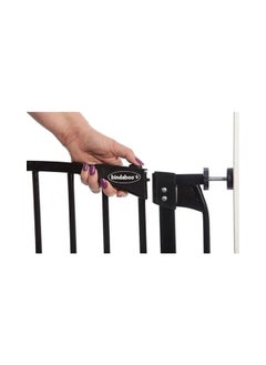 dreambaby Dreambaby - Zoe Auto Close Baby & Pet Security Gate 71-80cm Black - GB1102BB  - Image 1