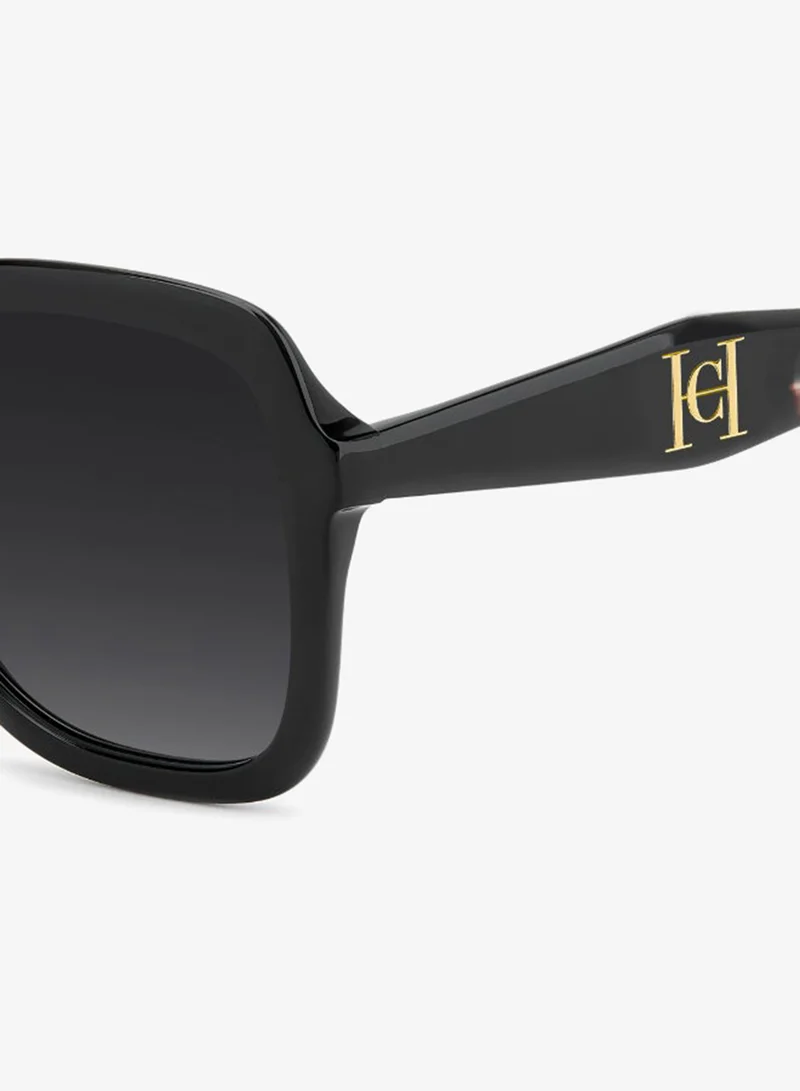 Carolina Herrera  CAROLINA HERRERA HER 0373/S Sunglasses Black Square  | Best Price UAE
