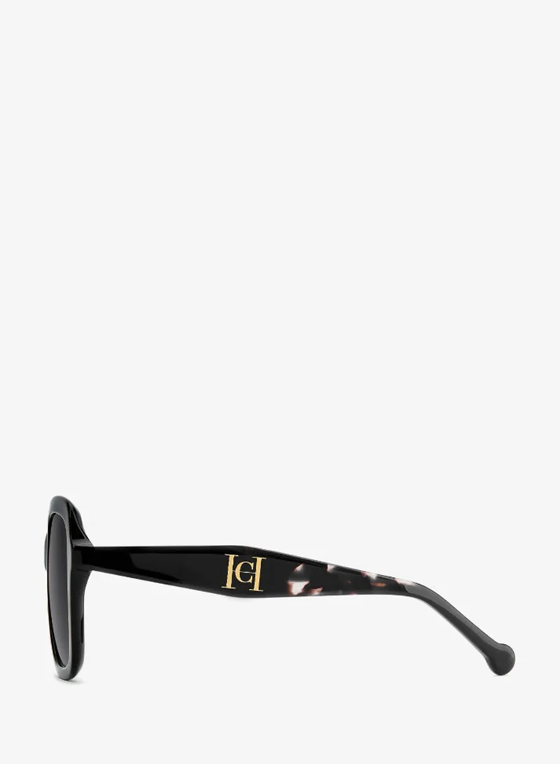 Carolina Herrera  CAROLINA HERRERA HER 0373/S Sunglasses Black Square  | Best Price UAE