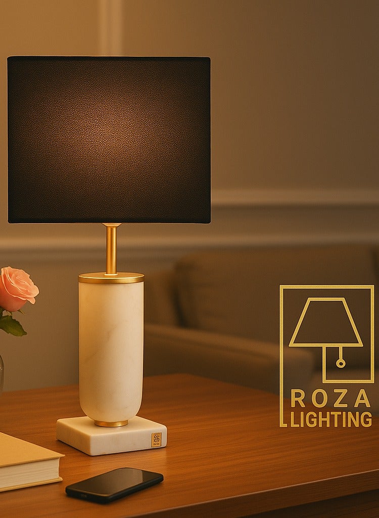 Roza lighting Megan Table Lamp Marble - Image 4
