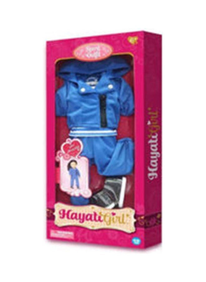 حياتي غيرل دمية هايتي جيرل ساندي – 18 بوصة بشعر مموج مع فستان وملابس رياضية - Image 5