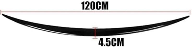 Wivplex Carbon Look Rear Trunk Spoiler for 4 Series G22 Coupe & M4 G82 - Image 3