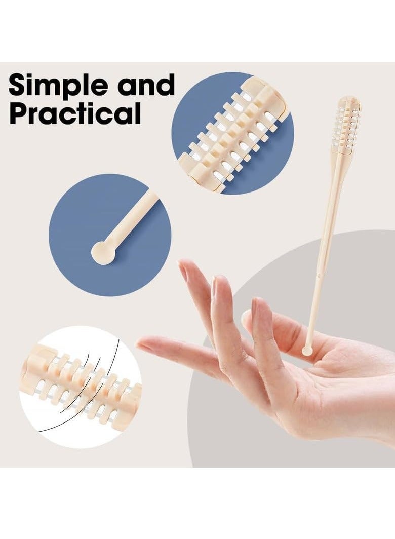 general 2-in-1 Nasal Hair Cutter, 2024 New Double Sided Nose Hair Knife, Nostril Hair Remover Tool, Portable Manual Nose Hair Trimmer, 360° Rotating Nose Hair Trimmer with Ear Picker for Women Men(8pcs) - Image 3