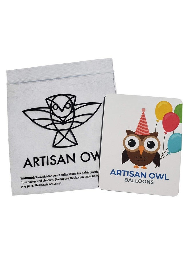 Artisan Owl Set Of 2 Jumbo 32" Realistic Taco Party Balloons - Image 2