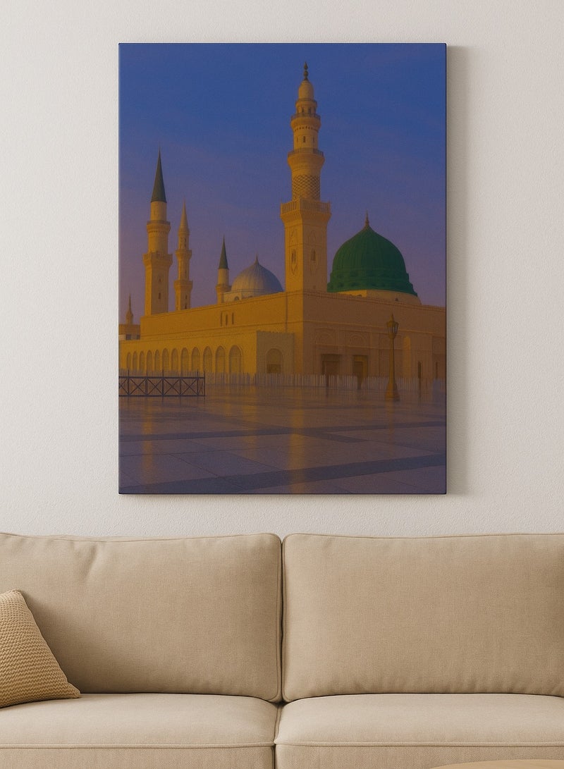 tethkar Canvas print mural of the Prophet's Mosque from Tethkar  - Image 1