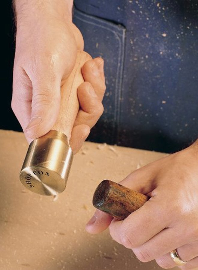 Shop Fox D2810 Brass Head Mallet, 12-Ounce - Image 2