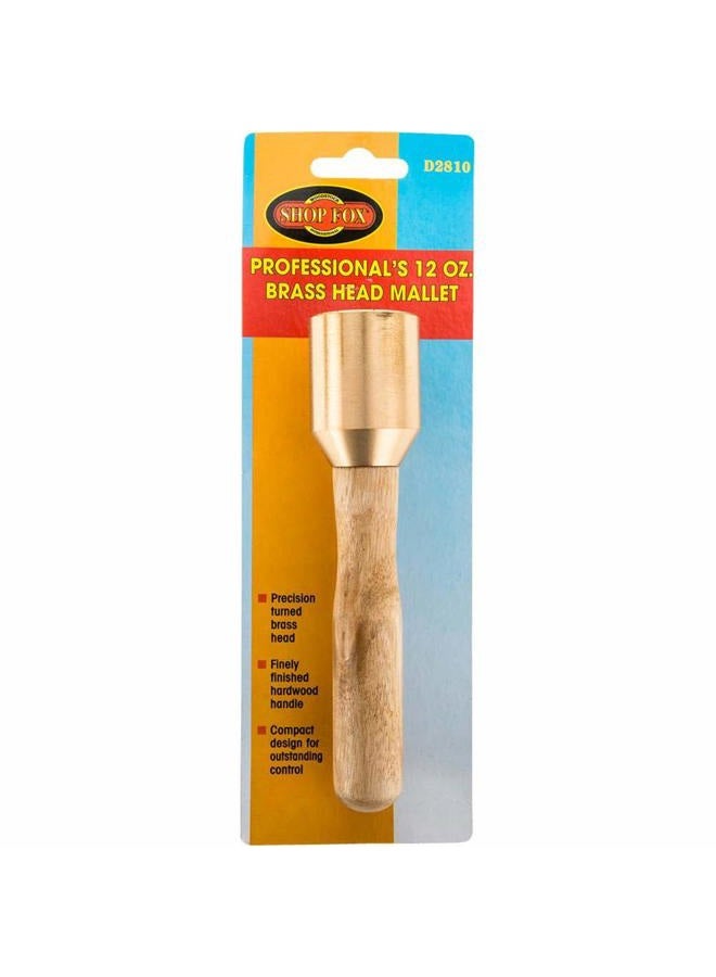 Shop Fox D2810 Brass Head Mallet, 12-Ounce - Image 4