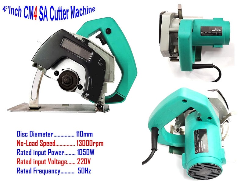 ISC ISC Multipurpose Cutter Machine 4Inch with Cutting Blade for WoodMarble Combo - Image 2