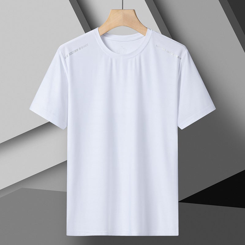 Couple Style Women'S Men'S Short-Sleeved Ice Silk T-Shirt T-Shirt Breathable Shirt Sportswear - Image 5