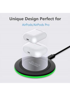Yootech Yootech [2 Pack] Wireless Charger,10W Max Fast Wireless Charging Pad Compatible with iPhone 14/14 Plus/14 Pro/14 Pro Max/13/13 Mini/SE 2022/12/11/X,Samsung Galaxy S22/S21,AirPods Pro 2(No AC Adapter)  - Image 3