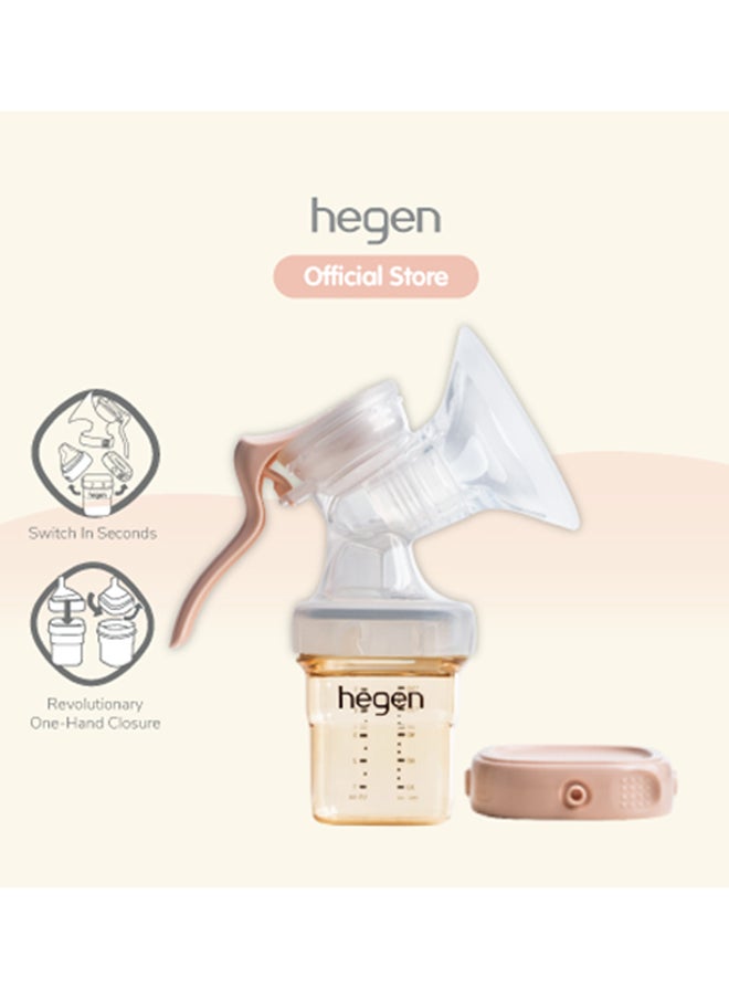 hegen Manual Breast Pump Kit Soft Sqround  - Image 5