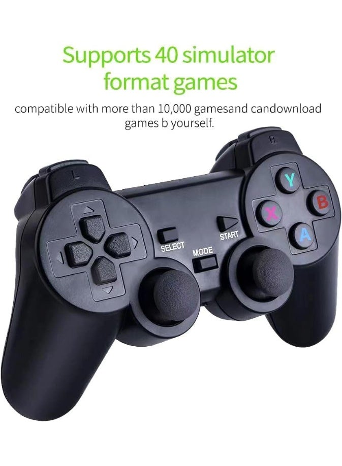 Retro Game Console 64G, 10000+ HD Classic Games, HDMI Output TV Video Game Stick with Dual 2.4G Wireless Controllers - Image 4