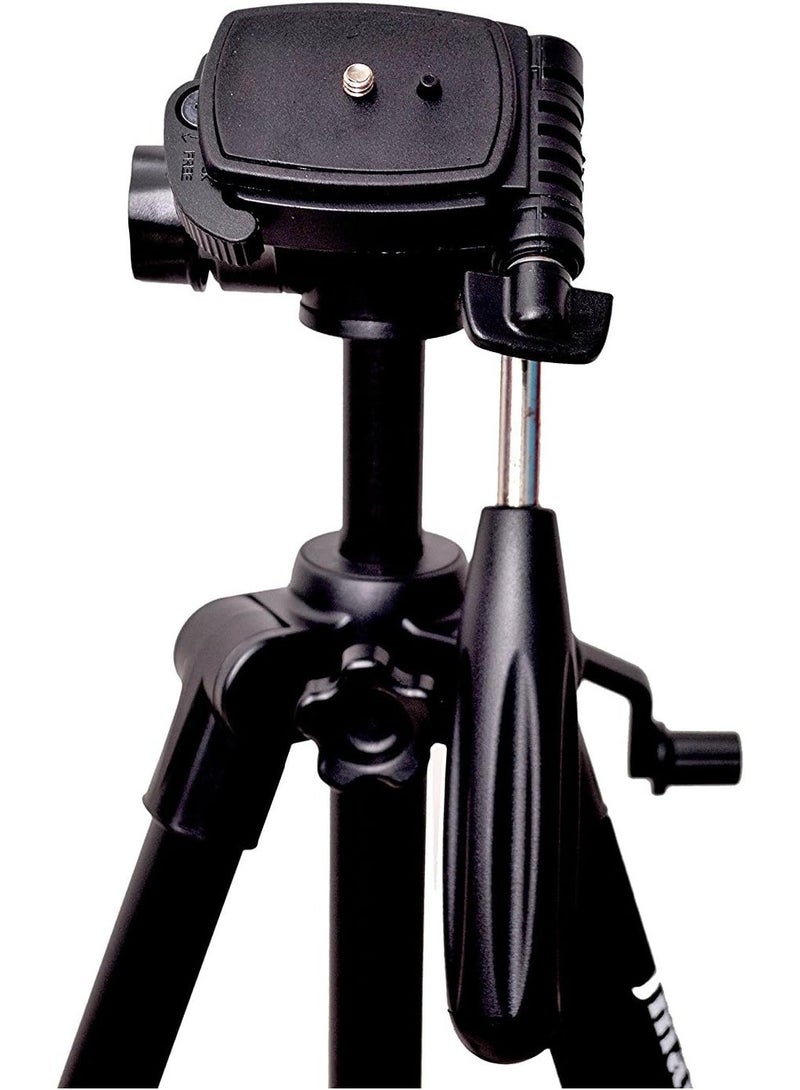 Jmary KP-2254 Professional Aluminum Tripod Monopod for All DSLR Cameras (Black) KP-2254  - Image 3