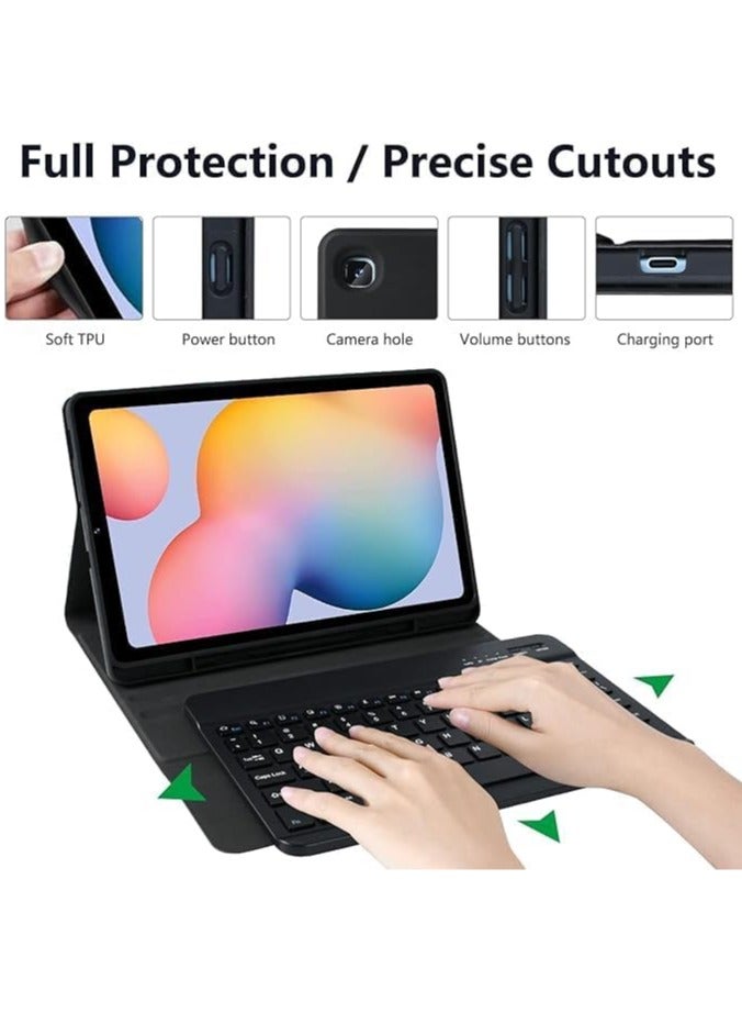 Keyboard Case Compatible with Xiaomi Redmi Pad Pro 12.1 inch 2024 Released Tablet Cover Detachable Wireless Keyboard Case For Redmi Pad Pro 12.1'' - Image 3
